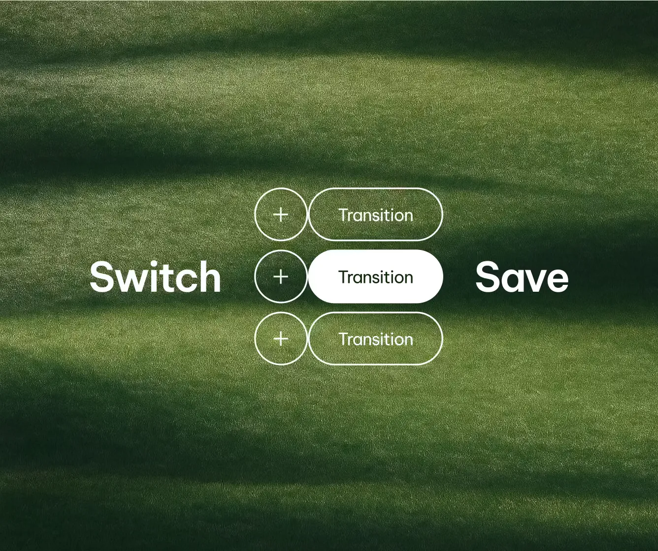 Saudi Green interface motion study: a switch moving between transition states